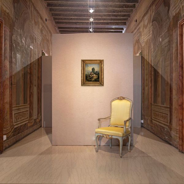 Scuola francese del XIX secolo : Una sosta per la musica  - Asta Dipinti del XIX e XX secolo - Associazione Nazionale - Case d'Asta italiane