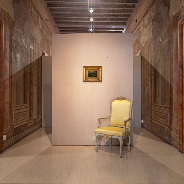 Scuola francese del XIX secolo : Asino che bruca in un paesaggio di campagna  - Asta Dipinti del XIX e XX secolo - Associazione Nazionale - Case d'Asta italiane