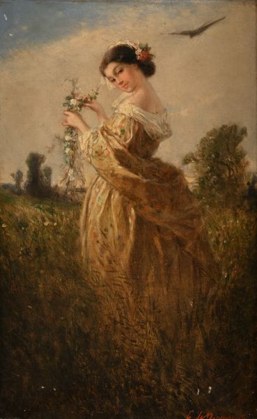 Charles-Édouard de Beaumont : La passeggiata nel campo  - Asta Dipinti del XIX e XX secolo - Associazione Nazionale - Case d'Asta italiane