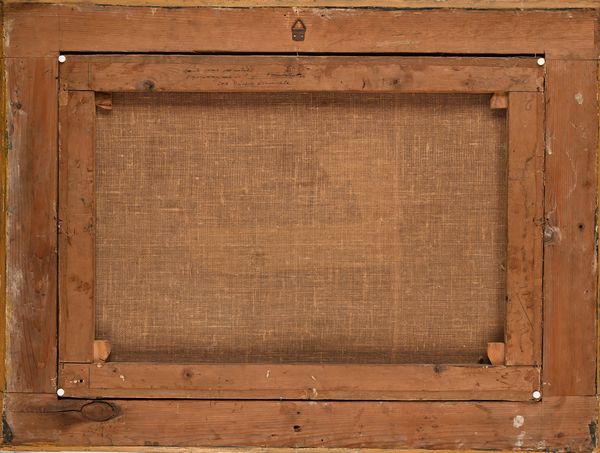 Eugène Fromentin : Accampamento arabo nei pressi delle mura di una citt  - Asta Dipinti del XIX e XX secolo - Associazione Nazionale - Case d'Asta italiane