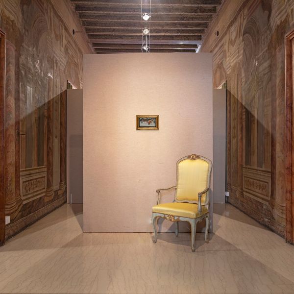 Alessio Issupoff : Scena di vita nel villaggio innevato  - Asta Dipinti del XIX e XX secolo - Associazione Nazionale - Case d'Asta italiane