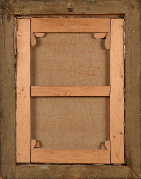 Alfredo Del Sordo : Ritratto di signora con scialle azzurro  - Asta Dipinti del XIX e XX secolo - Associazione Nazionale - Case d'Asta italiane