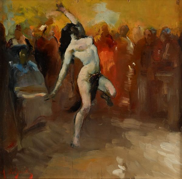 Alfredo Del Sordo : Ballerina  - Asta Dipinti del XIX e XX secolo - Associazione Nazionale - Case d'Asta italiane