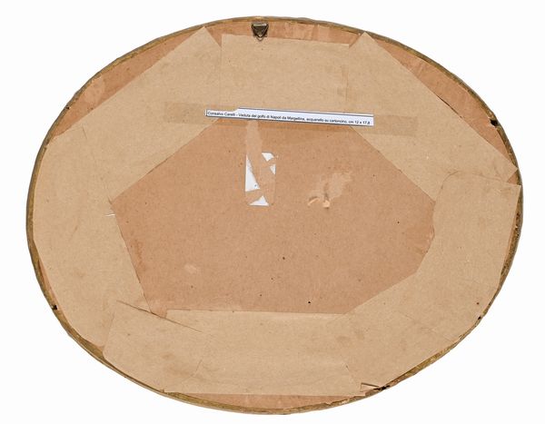 Consalvo Carelli : Veduta del golfo di Napoli da Mergellina  - Asta Dipinti del XIX e XX secolo - Associazione Nazionale - Case d'Asta italiane