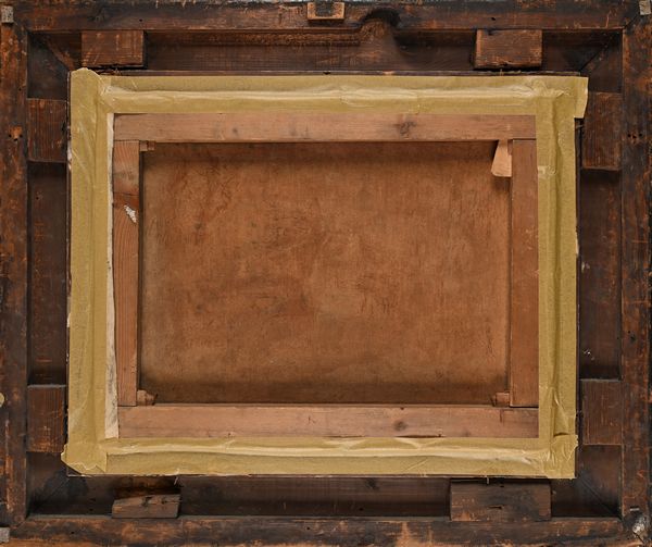 Consalvo Carelli : Panorama della costiera con famiglia di contadini in sosta  - Asta Dipinti del XIX e XX secolo - Associazione Nazionale - Case d'Asta italiane