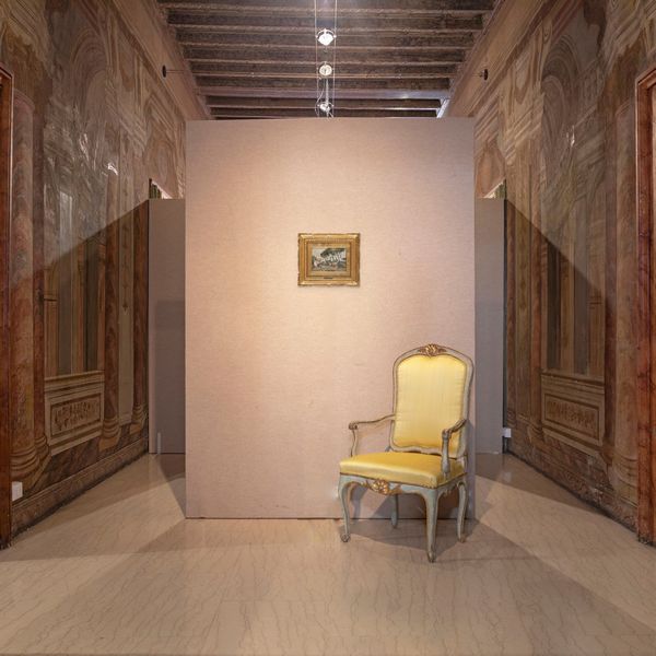 Giuseppe Casciaro : Ischia, passeggio lungo la pineta  - Asta Dipinti del XIX e XX secolo - Associazione Nazionale - Case d'Asta italiane