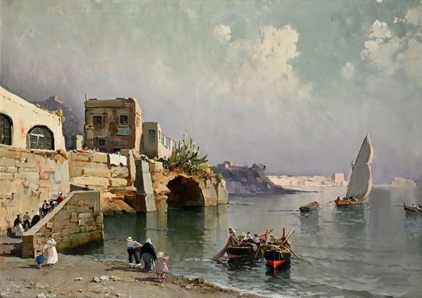 Nicolas De Corsi : Marechiaro  - Asta Dipinti del XIX e XX secolo - Associazione Nazionale - Case d'Asta italiane