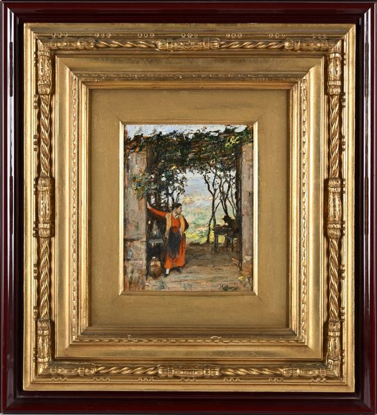 Vincenzo Migliaro : 'La Pagliarella'  - Asta Dipinti del XIX e XX secolo - Associazione Nazionale - Case d'Asta italiane