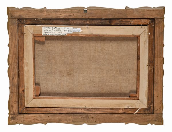 Attilio Pratella : Napoli, pescatori a Santa Lucia  - Asta Dipinti del XIX e XX secolo - Associazione Nazionale - Case d'Asta italiane