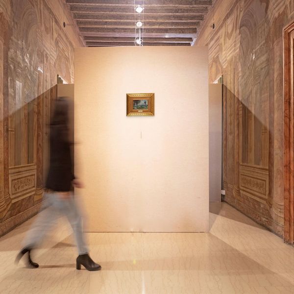 Gennaro Villani : Panorama napoletano	  - Asta Dipinti del XIX e XX secolo - Associazione Nazionale - Case d'Asta italiane