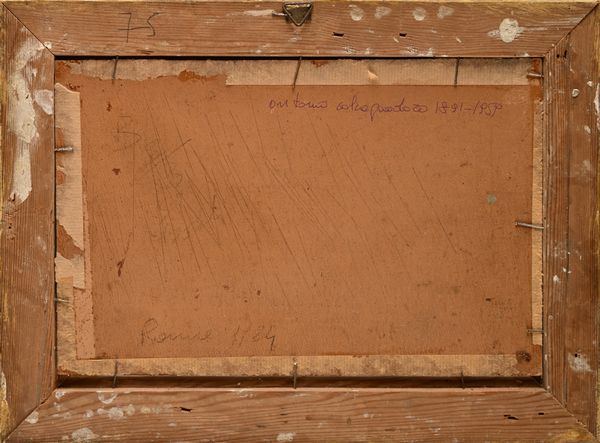 Antonino Calcagnadoro : Due paesaggi di campagna  - Asta Dipinti del XIX e XX secolo - Associazione Nazionale - Case d'Asta italiane