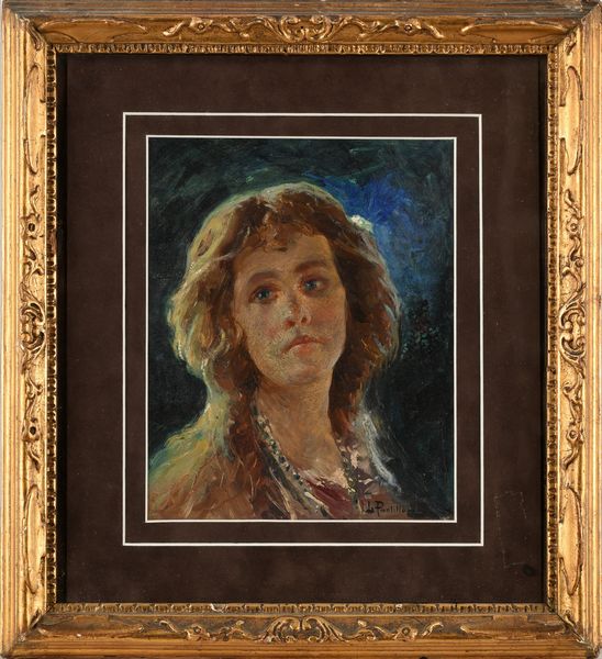 Luigi Paolillo : Ritratto di giovane donna  - Asta Dipinti del XIX e XX secolo - Associazione Nazionale - Case d'Asta italiane