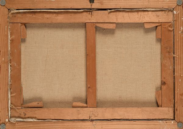 Dante Ricci : Natura morta con due mele, coltello e fiore in un bicchiere.  - Asta Dipinti del XIX e XX secolo - Associazione Nazionale - Case d'Asta italiane