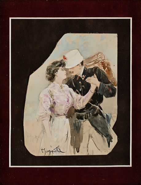 Pietro Scoppetta : 'Carmela mia'  - Asta Dipinti del XIX e XX secolo - Associazione Nazionale - Case d'Asta italiane