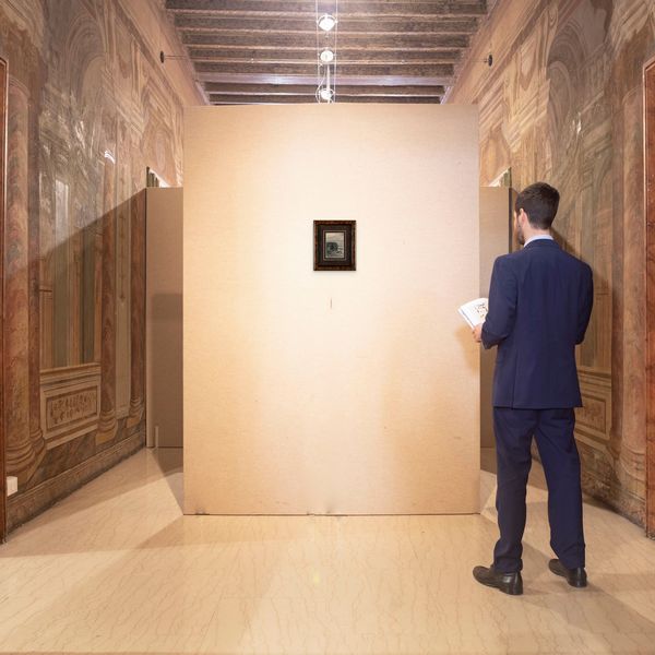 Francesco Galante : Tavola per illustrazione di Racconti della Steppa  - Asta Dipinti del XIX e XX secolo - Associazione Nazionale - Case d'Asta italiane