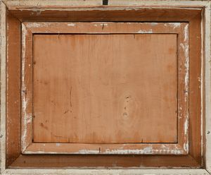 GIUSEPPE ARIGLIANO : 'Paesaggio costiero con agave e scogli' e 'stradina lungo la costiera'  - Asta Dipinti del XIX e XX secolo - Associazione Nazionale - Case d'Asta italiane