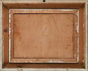 GIUSEPPE ARIGLIANO : 'Paesaggio costiero con agave e scogli' e 'stradina lungo la costiera'  - Asta Dipinti del XIX e XX secolo - Associazione Nazionale - Case d'Asta italiane