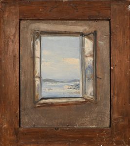 GUIDO TALLONE : Gondole a Venezia  - Asta Dipinti del XIX e XX secolo - Associazione Nazionale - Case d'Asta italiane