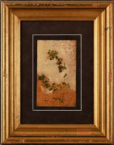 Giovanni Boldini : Studio di vegetazione per il dipinto: 'La Primavera'  - Asta Dipinti del XIX e XX secolo - Associazione Nazionale - Case d'Asta italiane