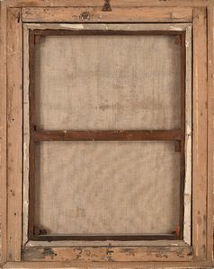 Scuola lombarda del XIX secolo : Spadaccino  - Asta Dipinti del XIX e XX secolo - Associazione Nazionale - Case d'Asta italiane