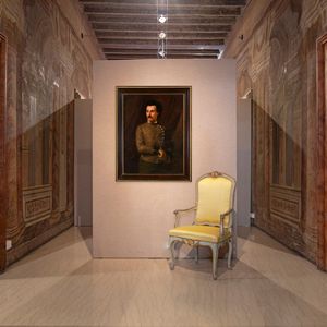 Scuola lombarda del XIX secolo : Spadaccino  - Asta Dipinti del XIX e XX secolo - Associazione Nazionale - Case d'Asta italiane