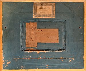 Scuola francese del XIX secolo : Asino che bruca in un paesaggio di campagna  - Asta Dipinti del XIX e XX secolo - Associazione Nazionale - Case d'Asta italiane