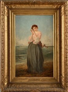 Charles-Édouard de Beaumont : 'Le secret de la Coquille'  - Asta Dipinti del XIX e XX secolo - Associazione Nazionale - Case d'Asta italiane