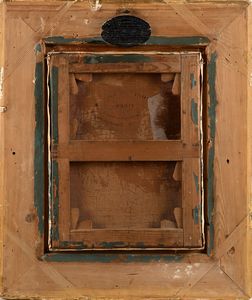 Scuola francese del XIX secolo : Due musiciste in un interno  - Asta Dipinti del XIX e XX secolo - Associazione Nazionale - Case d'Asta italiane