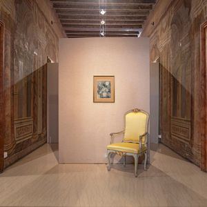 Alessio Issupoff : Giovane donna tra le lanterne luminose  - Asta Dipinti del XIX e XX secolo - Associazione Nazionale - Case d'Asta italiane