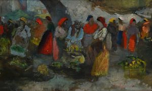 Alfredo Del Sordo - Mercato di ortaggi