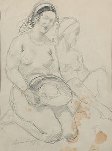 Alessio Issupoff - Studio di due donne nude