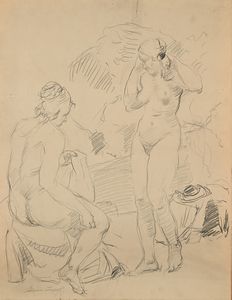 Alessio Issupoff - Due nudi di donna