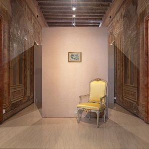 Alessio Issupoff : La mungitura nella stalla  - Asta Dipinti del XIX e XX secolo - Associazione Nazionale - Case d'Asta italiane