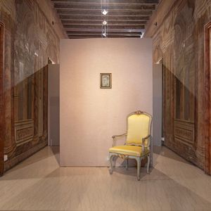 Alessio Issupoff : Ritratto della madre dell'artista  - Asta Dipinti del XIX e XX secolo - Associazione Nazionale - Case d'Asta italiane