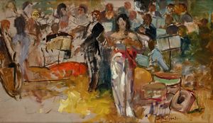 Alfredo Del Sordo - La cantante e il complesso musicale