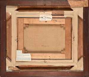 Filippo Palizzi		 : L'asinello solleticato  - Asta Dipinti del XIX e XX secolo - Associazione Nazionale - Case d'Asta italiane