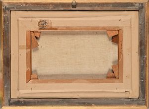 Giuseppe Carelli : Veduta di Napoli da Mergellina  - Asta Dipinti del XIX e XX secolo - Associazione Nazionale - Case d'Asta italiane