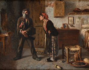 Vincenzo Montefusco - Il rimprovero della moglie