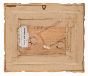 Giuseppe Casciaro : Ischia, passeggio lungo la pineta  - Asta Dipinti del XIX e XX secolo - Associazione Nazionale - Case d'Asta italiane