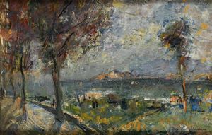 Gennaro Villani - Panorama napoletano	