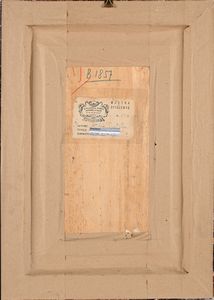 Attilio Pratella : Capri, passanti sulla stradina assolata  - Asta Dipinti del XIX e XX secolo - Associazione Nazionale - Case d'Asta italiane