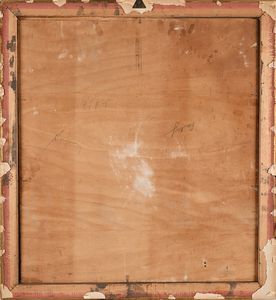 Giovanni Panza : Giovane lavandaia in terrazza  - Asta Dipinti del XIX e XX secolo - Associazione Nazionale - Case d'Asta italiane