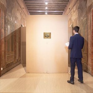 Francesco Di Marino : Napoli, piazza del Ges  - Asta Dipinti del XIX e XX secolo - Associazione Nazionale - Case d'Asta italiane