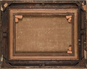 Scuola Europea del XIX secolo : Veduta di Roma  - Asta Dipinti del XIX e XX secolo - Associazione Nazionale - Case d'Asta italiane