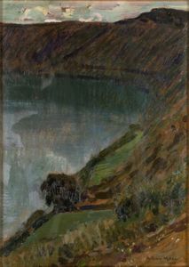 Arturo Noci - Paesaggio lacustre