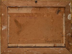 Antonino Calcagnadoro : Due paesaggi di campagna  - Asta Dipinti del XIX e XX secolo - Associazione Nazionale - Case d'Asta italiane