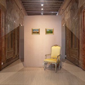 Antonino Calcagnadoro : Due paesaggi di campagna  - Asta Dipinti del XIX e XX secolo - Associazione Nazionale - Case d'Asta italiane