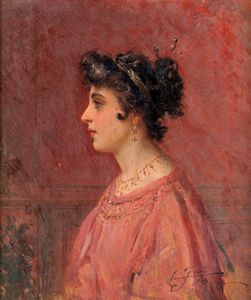 Edoardo Ettore Forti - Giovane signora pompeiana