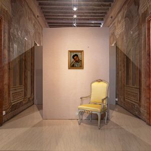 Laura Bellini : Ritratto maschile  - Asta Dipinti del XIX e XX secolo - Associazione Nazionale - Case d'Asta italiane