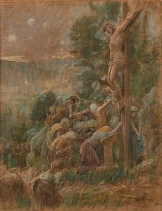 Adolf Hirémy-Hirschl - La crocifissione di Ges